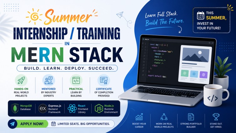 MERN Stack Summer Internship & Training Program